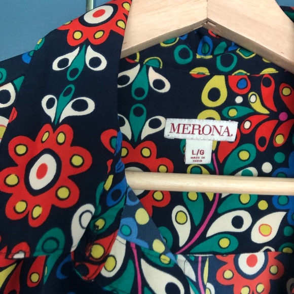 Folk art colorful blouse - Picture 2 of 5